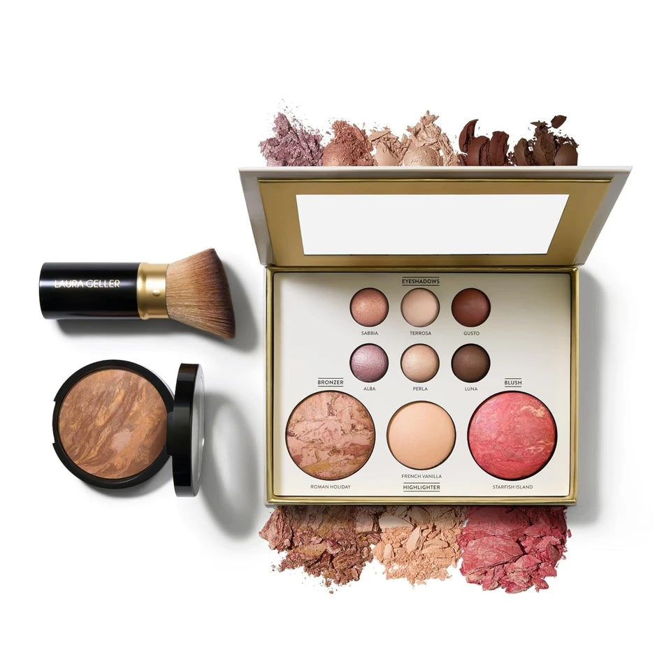 All-in-One Baked Makeup Palette – Tuscan Glow Kit